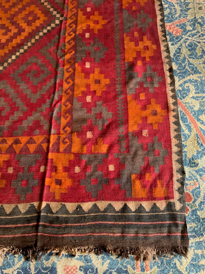 Afghan Turkmen oversize Maimana kilim (500 x 310cm)