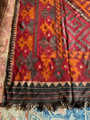 Afghan Turkmen oversize Maimana kilim (500 x 310cm)