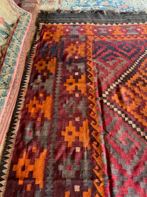 Afghan Turkmen oversize Maimana kilim (500 x 310cm)