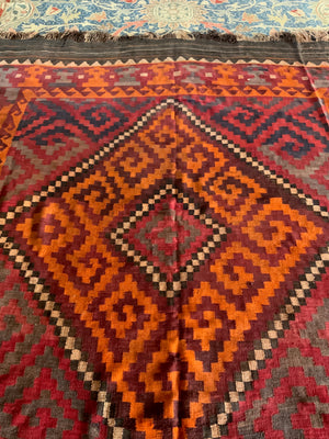 Afghan Turkmen oversize Maimana kilim (500 x 310cm)