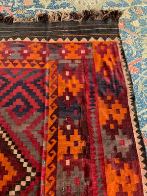Afghan Turkmen oversize Maimana kilim (500 x 310cm)