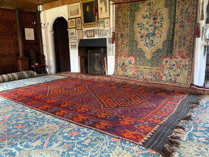 Afghan Turkmen oversize Maimana kilim (500 x 310cm)