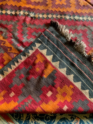 Afghan Turkmen oversize Maimana kilim (500 x 310cm)