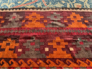 Afghan Turkmen oversize Maimana kilim (500 x 310cm)