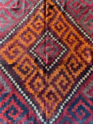 Afghan Turkmen oversize Maimana kilim (500 x 310cm)