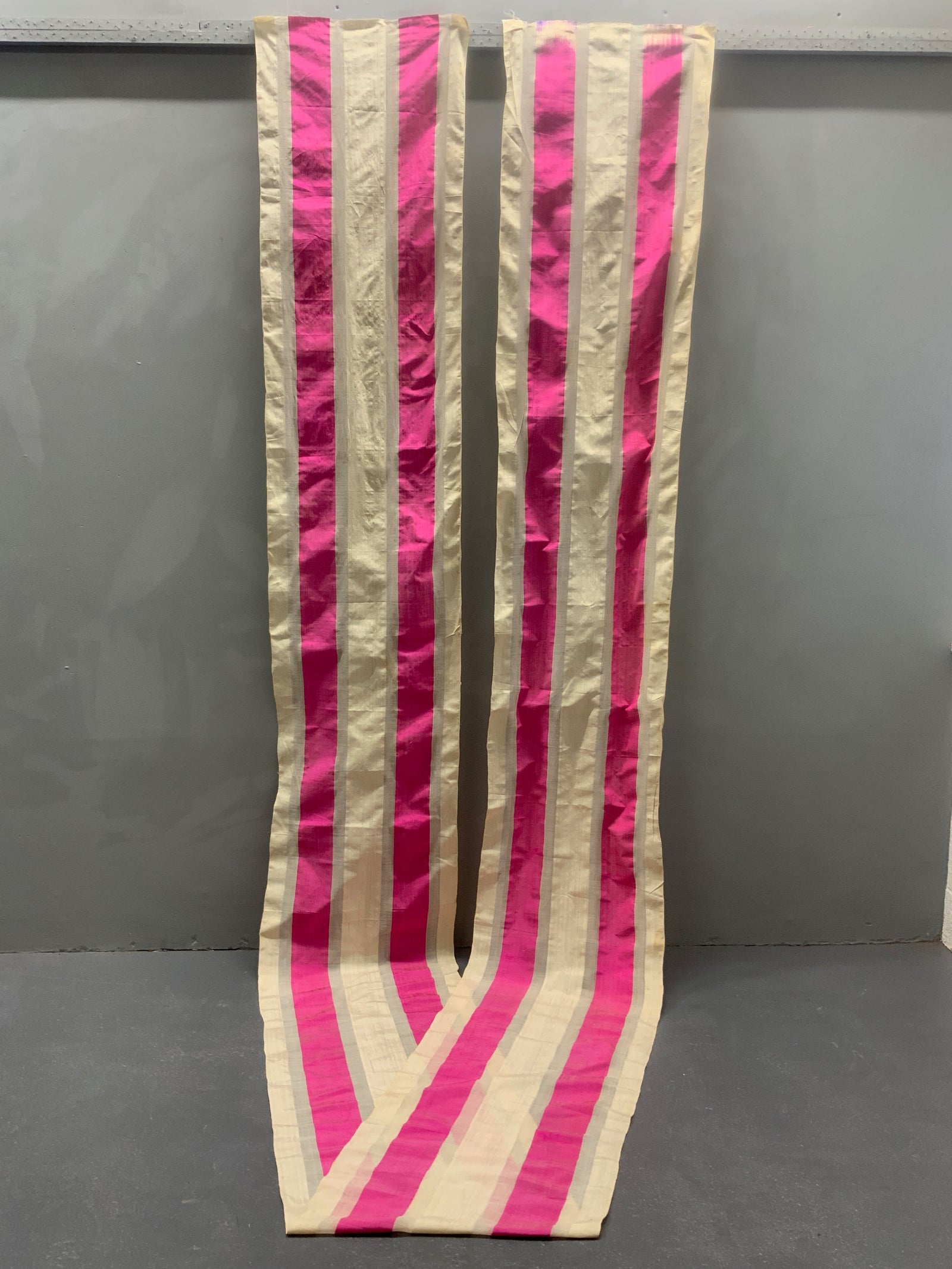 Turkish late Ottoman stripped silk (6.7m x 50cm)