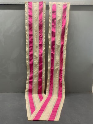 Turkish late Ottoman stripped silk (6.7m x 50cm)