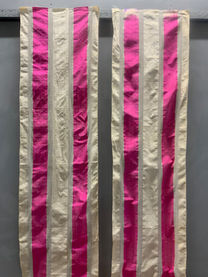 Turkish late Ottoman stripped silk (6.7m x 50cm)