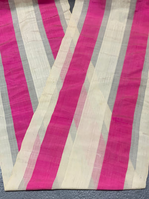Turkish late Ottoman stripped silk (6.7m x 50cm)