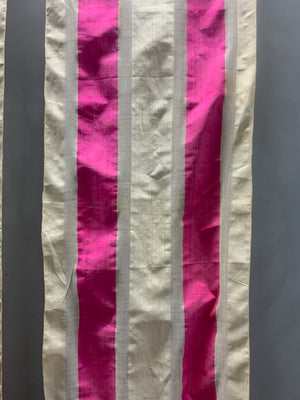 Turkish late Ottoman stripped silk (6.7m x 50cm)