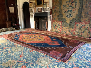 Kurdish Herki oversize 'kelleigh' long carpet from N. Iraq (490 x 232cm)