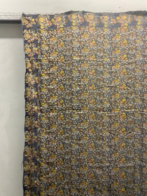 antique Turkish bohçe (?) silk brocade  (139 x 123cm)