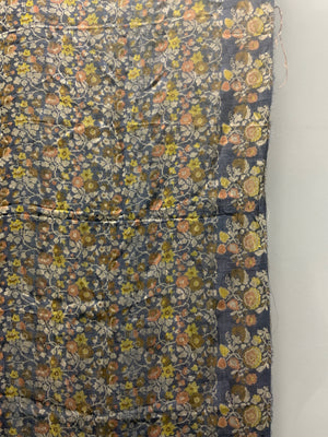antique Turkish bohçe (?) silk brocade  (139 x 123cm)