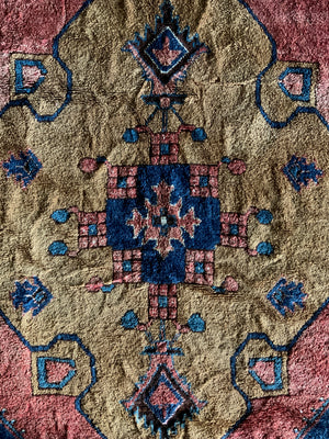 Kurdish Herki oversize 'kelleigh' long carpet from N. Iraq (490 x 232cm)