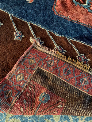 Kurdish Herki oversize 'kelleigh' long carpet from N. Iraq (490 x 232cm)