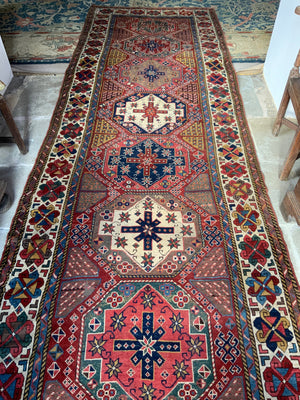 Kurdistan antique oversize kelleigh carpet (438 x 144cm)