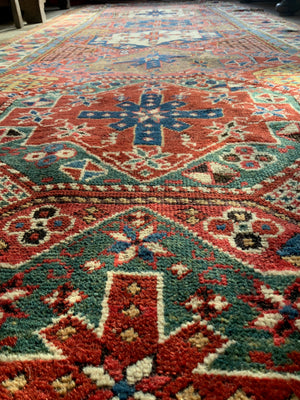 Kurdistan antique oversize kelleigh carpet (438 x 144cm)