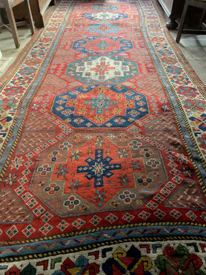 Kurdistan antique oversize kelleigh carpet (450 x 169cm)