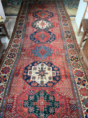 Kurdistan antique oversize kelleigh carpet (450 x 169cm)