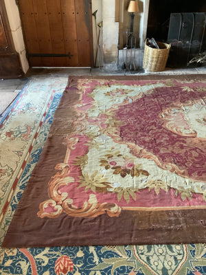 French Aubusson oversize tapestry carpet (455 x 340cm) *AF