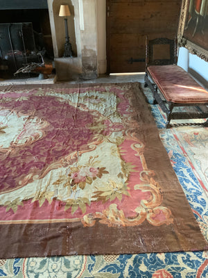 French Aubusson oversize tapestry carpet (455 x 340cm) *AF