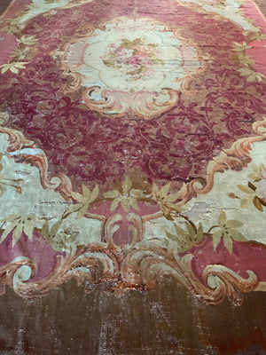 French Aubusson oversize tapestry carpet (455 x 340cm) *AF