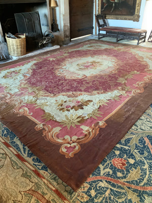 French Aubusson oversize tapestry carpet (455 x 340cm) *AF