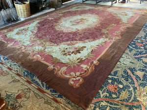 French Aubusson oversize tapestry carpet (455 x 340cm) *AF