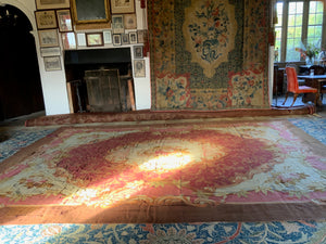 French Aubusson oversize tapestry carpet (455 x 340cm) *AF