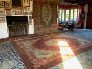French Aubusson oversize tapestry carpet (455 x 340cm) *AF