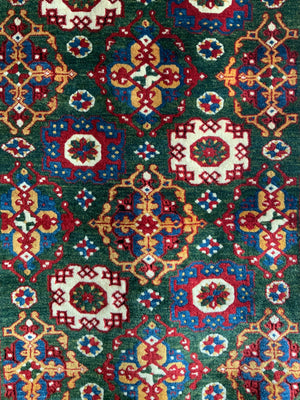 CROR Turkish Holbein design replica 16C rug (210 x 137cm) *new