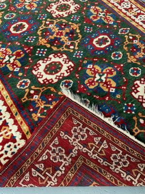 CROR Turkish Holbein design replica 16C rug (210 x 137cm) *new