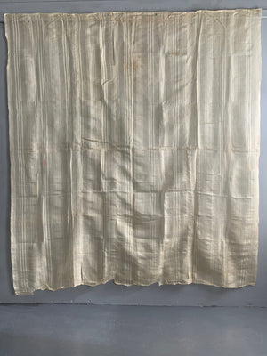 Late Ottoman Turkish antique silk day cover (220 x 202cm) *AF