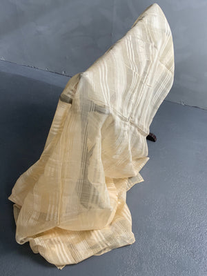 Late Ottoman Turkish antique silk day cover (220 x 202cm) *AF