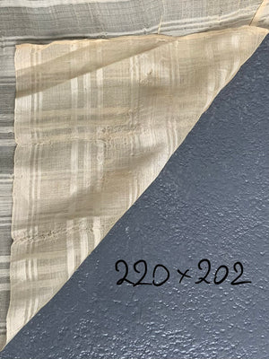 Late Ottoman Turkish antique silk day cover (220 x 202cm) *AF