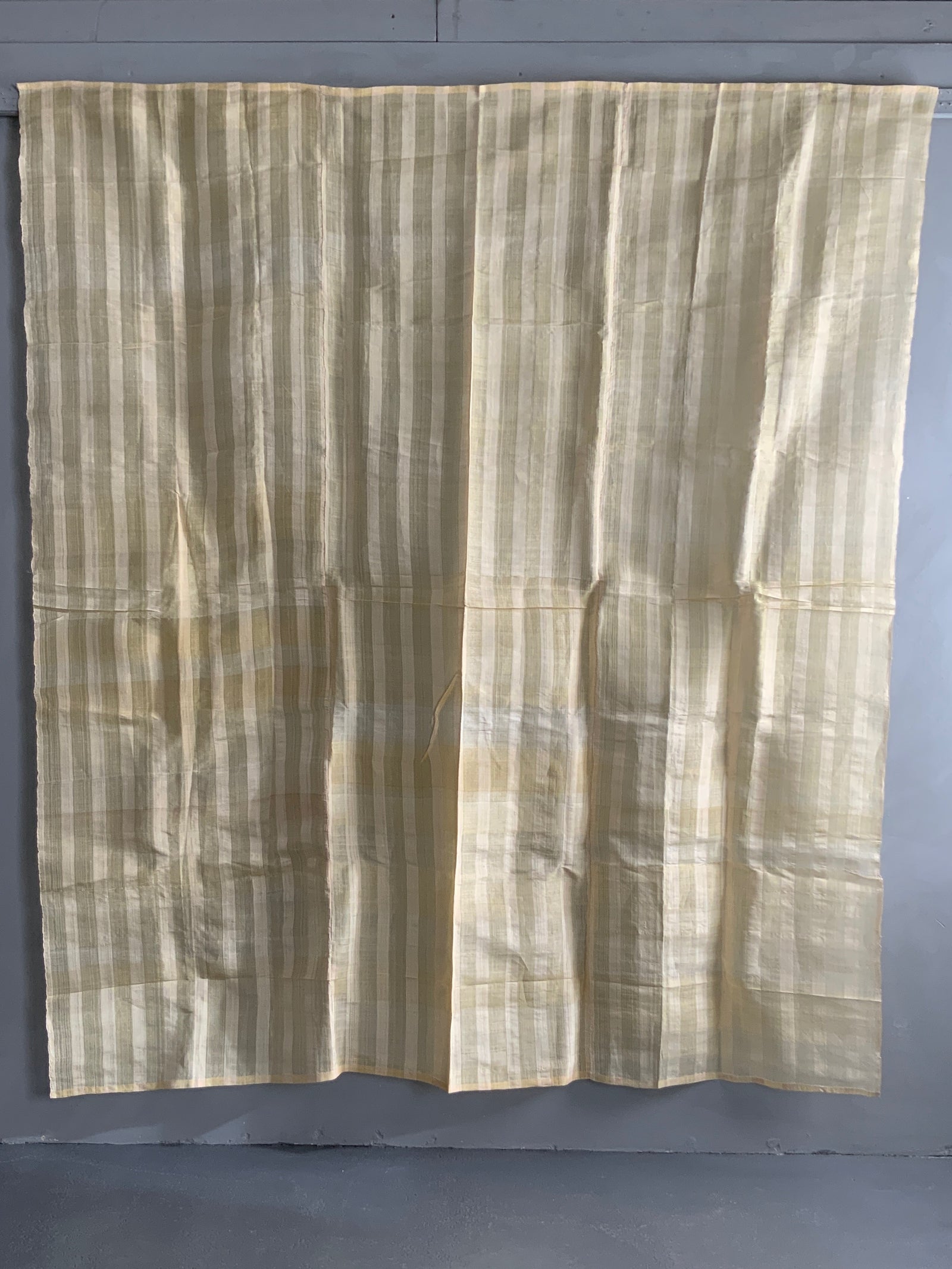 Late Ottoman antique silk gauze day cover (218 x 196cm)