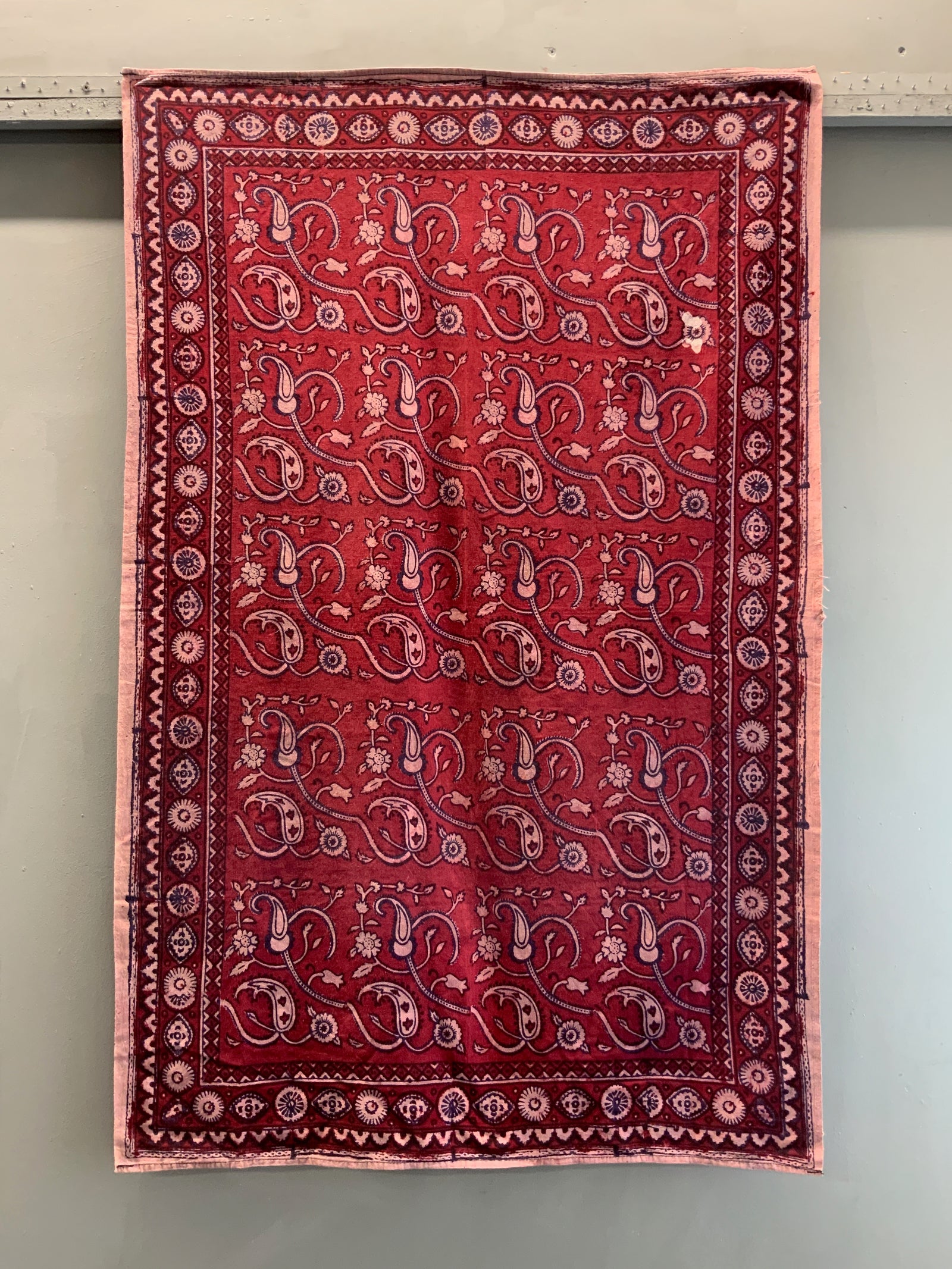 Uzbek Chit Kari woodblock print (128 x 83cm)