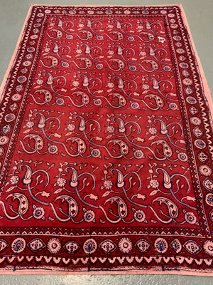 Uzbek Chit Kari woodblock print (128 x 83cm)