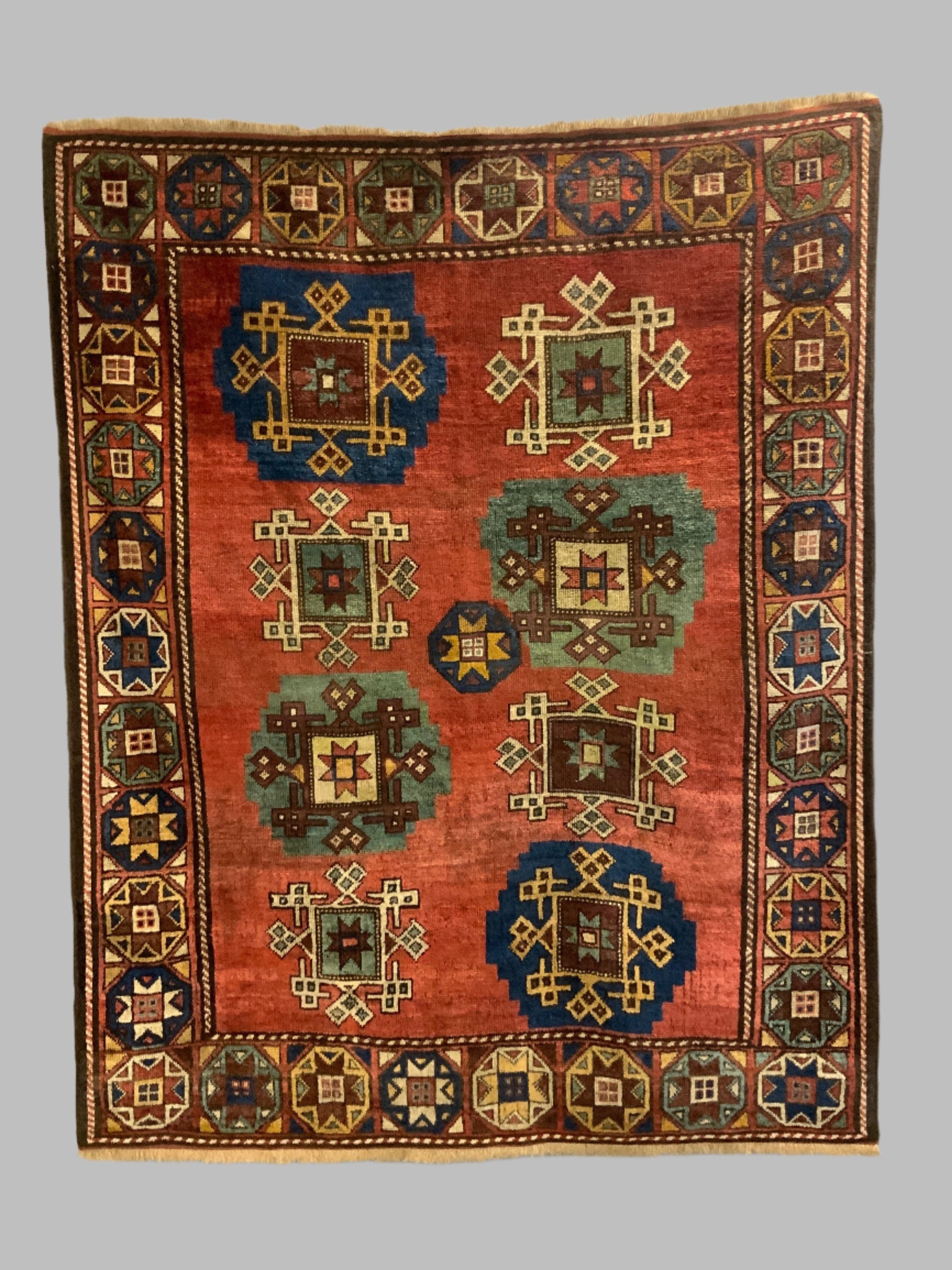 Caucasian antique Kazak Zakatala rug (206 x 165cm)