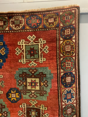 Caucasian antique Kazak Zakatala rug (206 x 165cm)