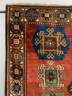 Caucasian antique Kazak Zakatala rug (206 x 165cm)