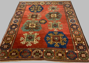 Caucasian antique Kazak Zakatala rug (206 x 165cm)
