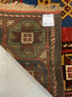 Caucasian antique Kazak Zakatala rug (206 x 165cm)