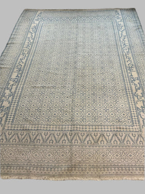 Yazd Zilu flatweave carpet (425 x 297cm)