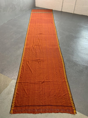 Indian vintage plain cotton sari (4.8m x 105cm)