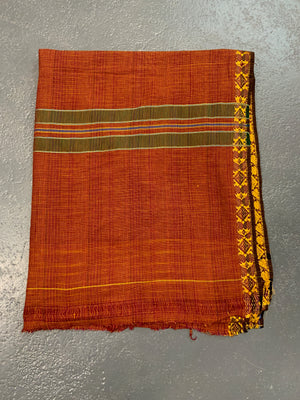 Indian vintage plain cotton sari (4.8m x 105cm)