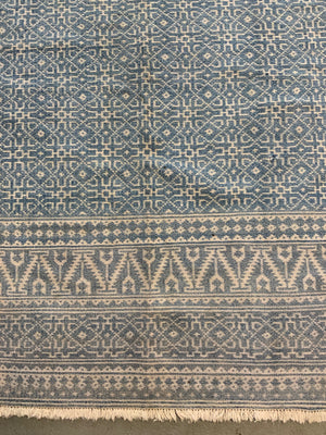 Yazd Zilu flatweave carpet (425 x 297cm)