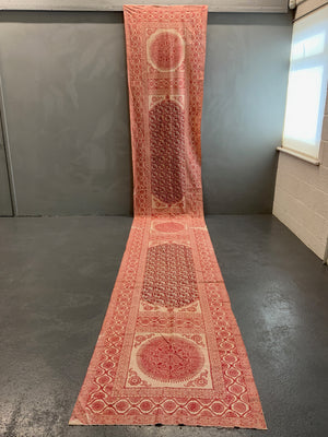 Indian cotton long block print  (540 x 89cm)