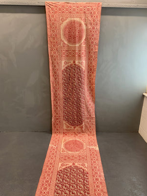 Indian cotton long block print  (540 x 89cm)