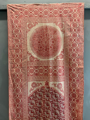 Indian cotton long block print  (540 x 89cm)